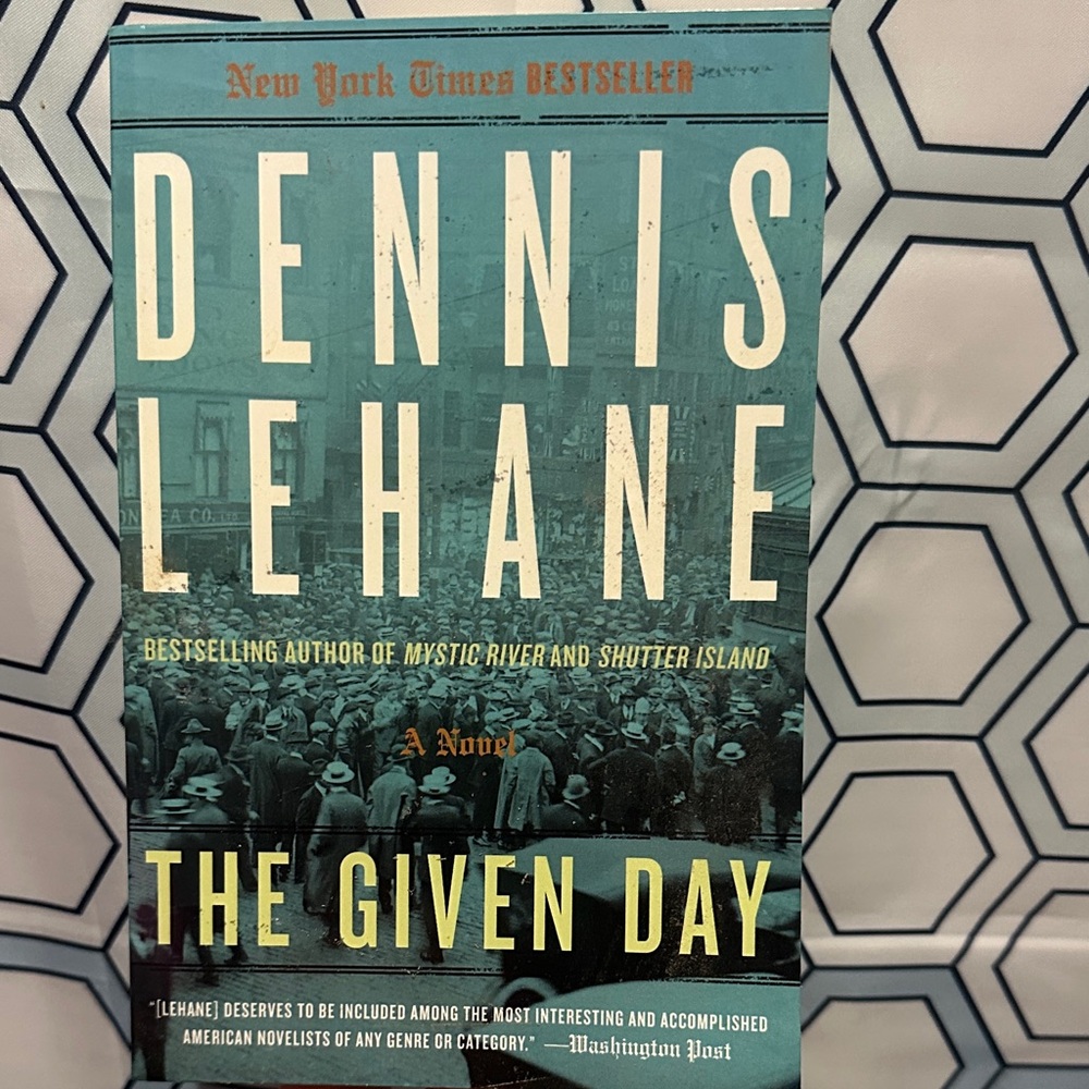 The Given Day by Dennis Lehane - Teal Paperback Novel